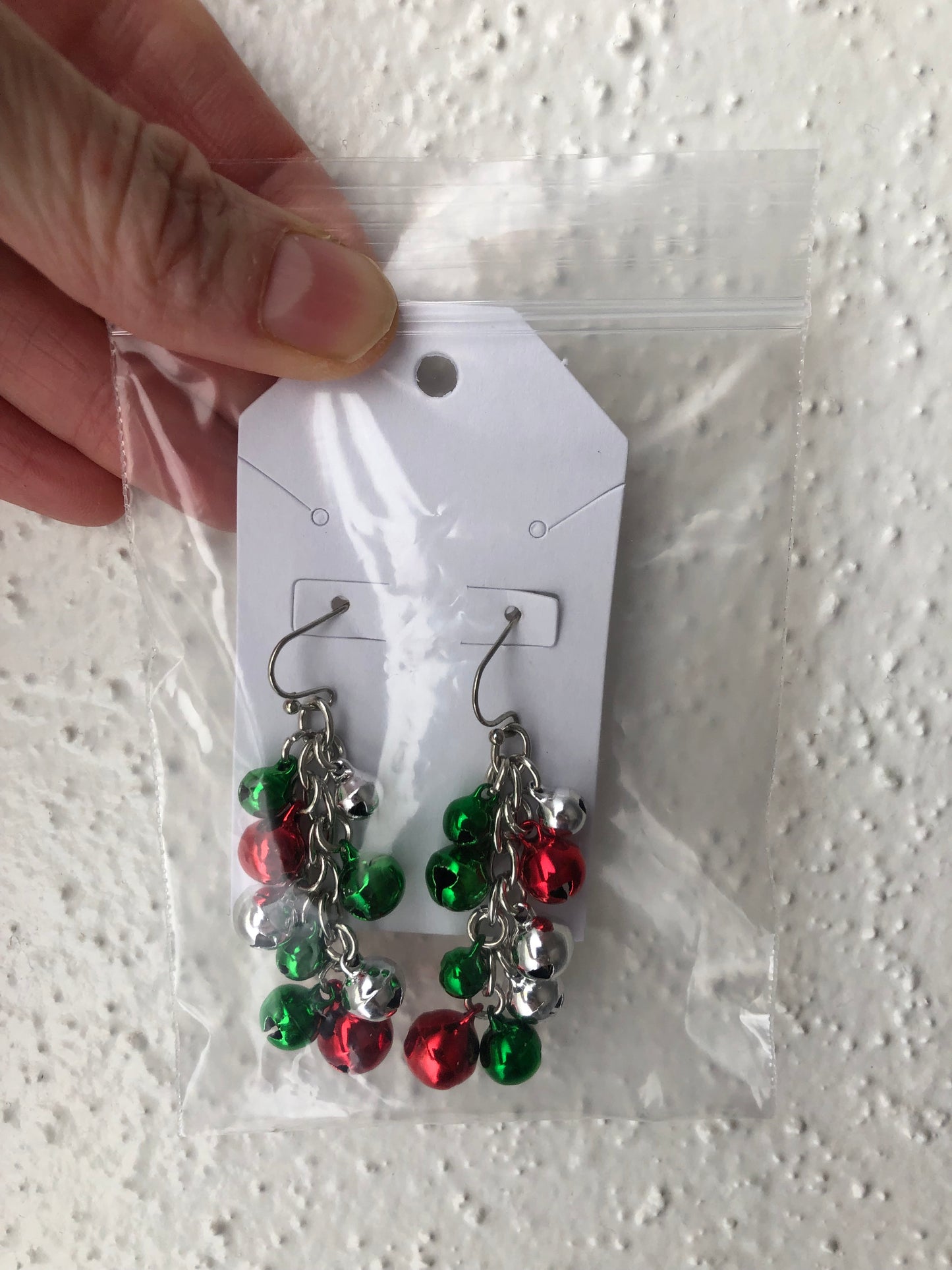 Christmas jingle bell earrings