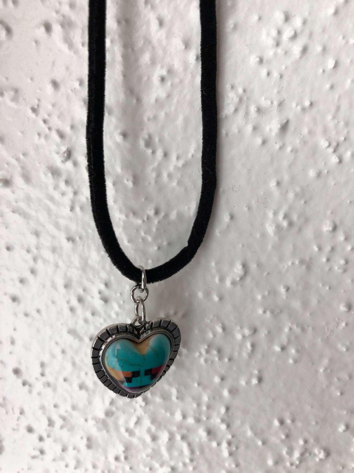 Western heart necklace