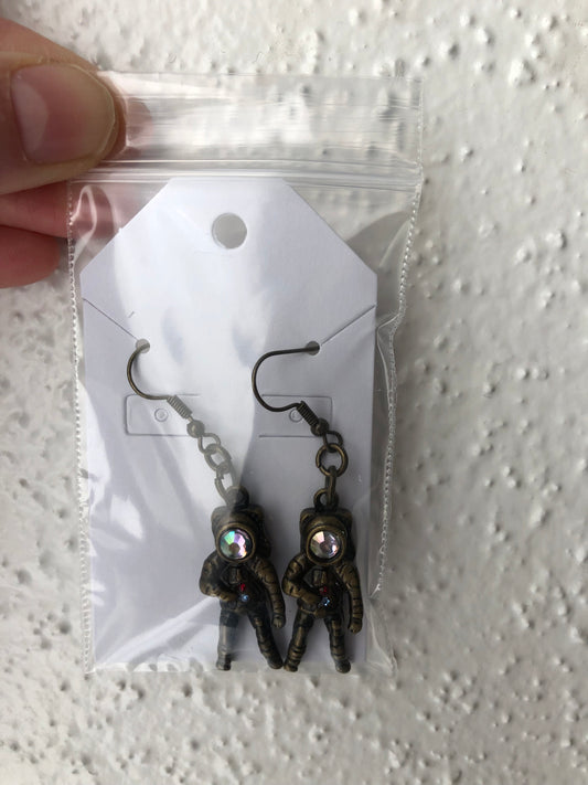 Astronaut earrings