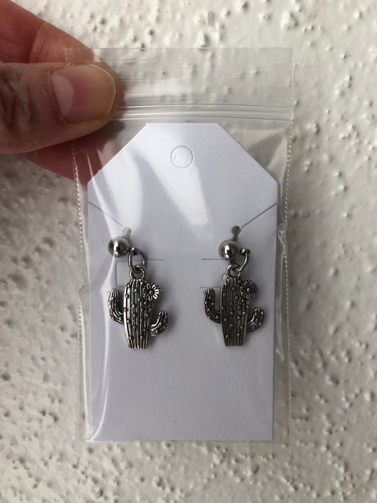 Cactus earrings