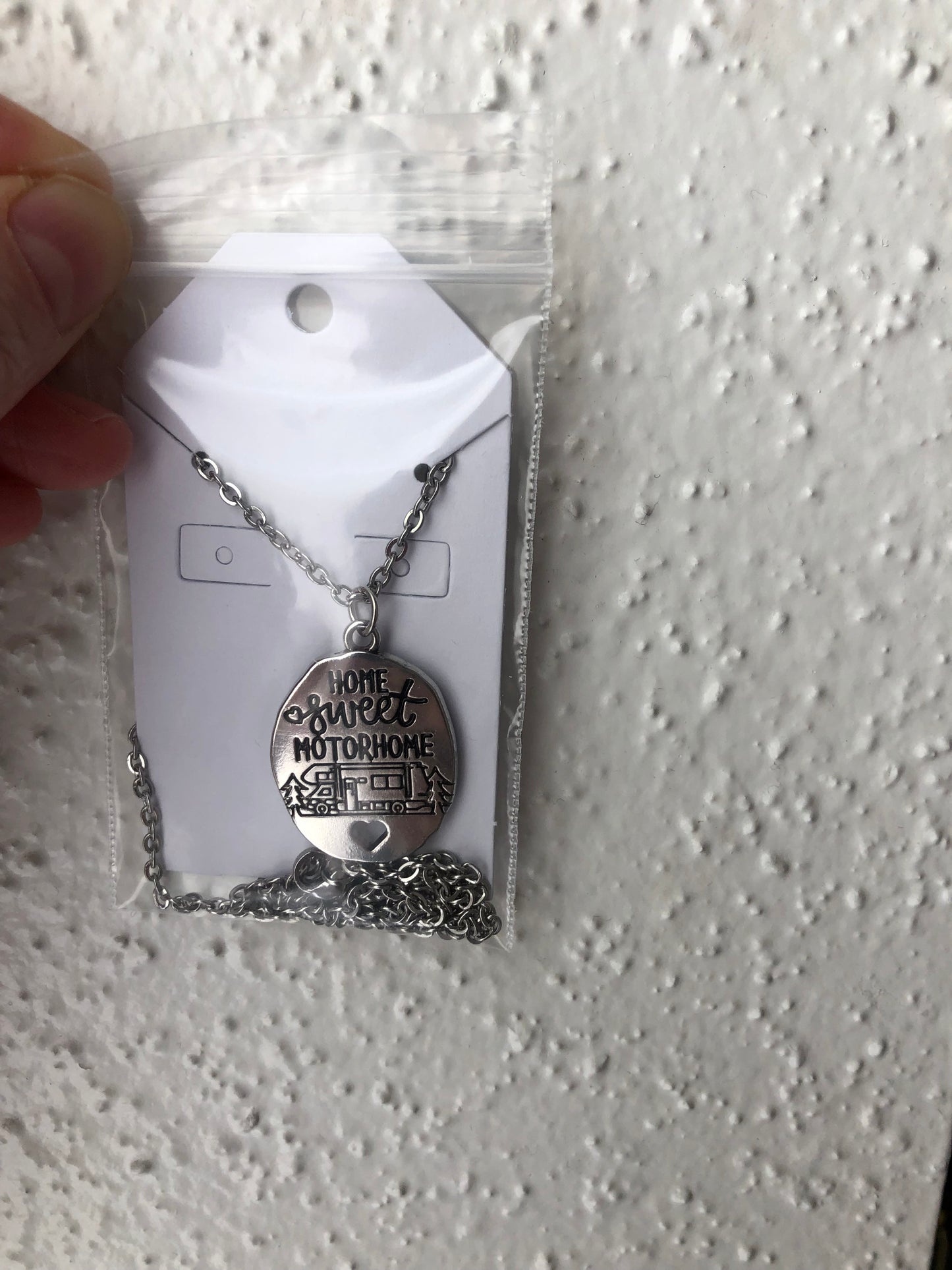 Home sweet motorhome necklace