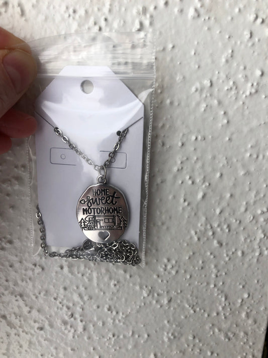 Home sweet motorhome necklace
