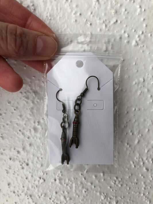 Rocket earrings
