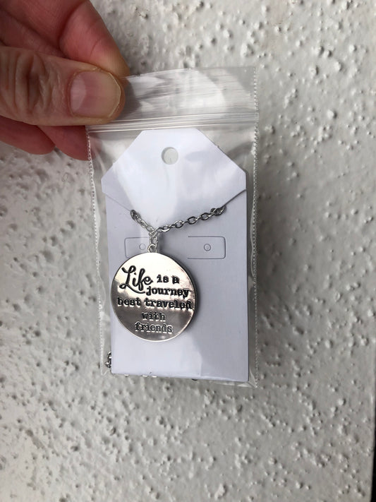 Life is a journey necklace