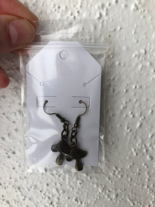 Mushroom earrings