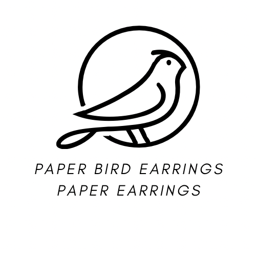 Paper Bird Earrings 