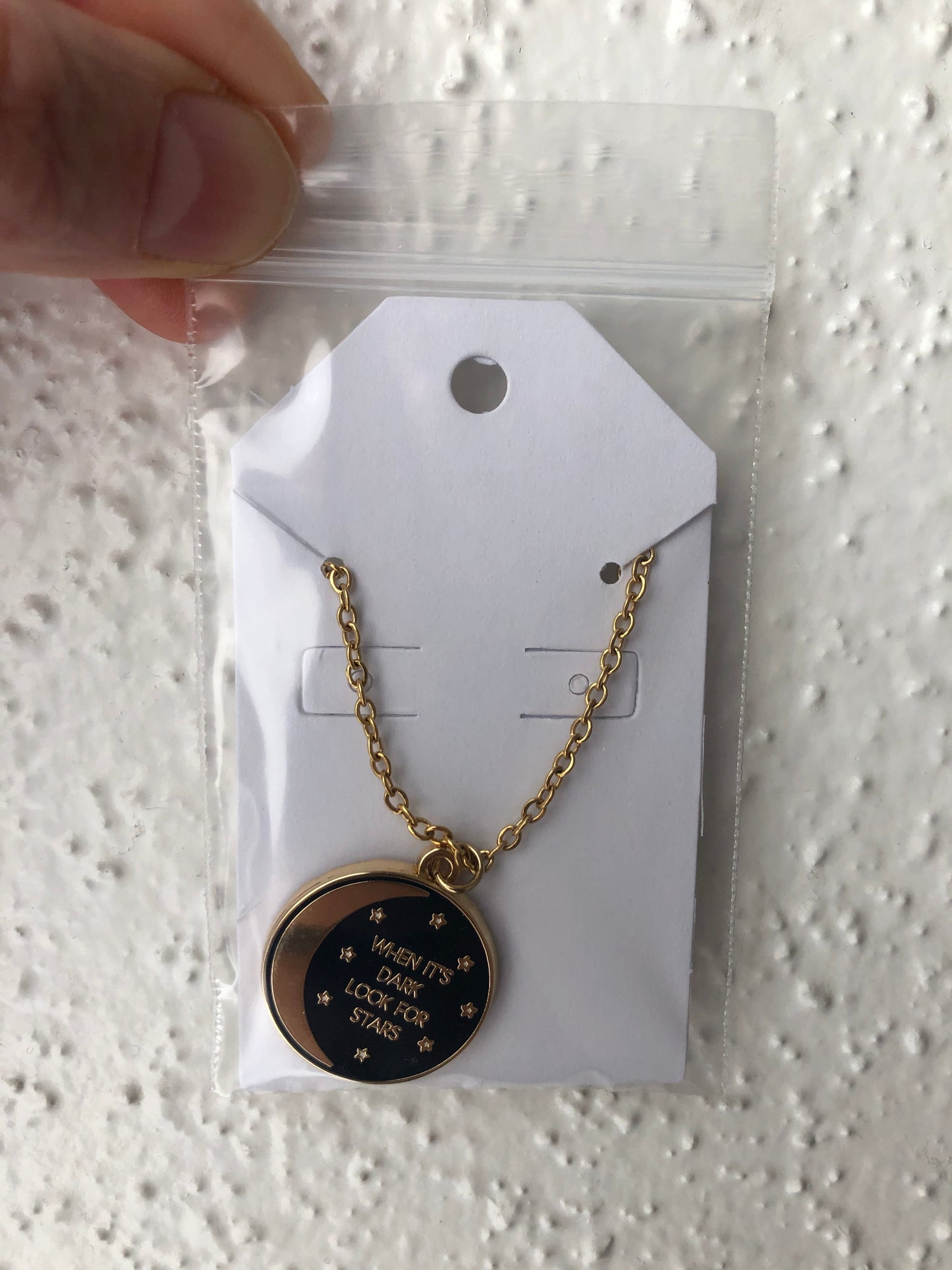 When it's dark look for the stars